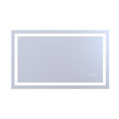 SUMERAIN 40 x 24 Inch LED Bathroom Mirror with Lights, Bathroom Vanity Mirror for Wall, 3 Color Temperatures Lighted Bathroom Mirror with Tempered Glass, Memory Function, ETL Listed