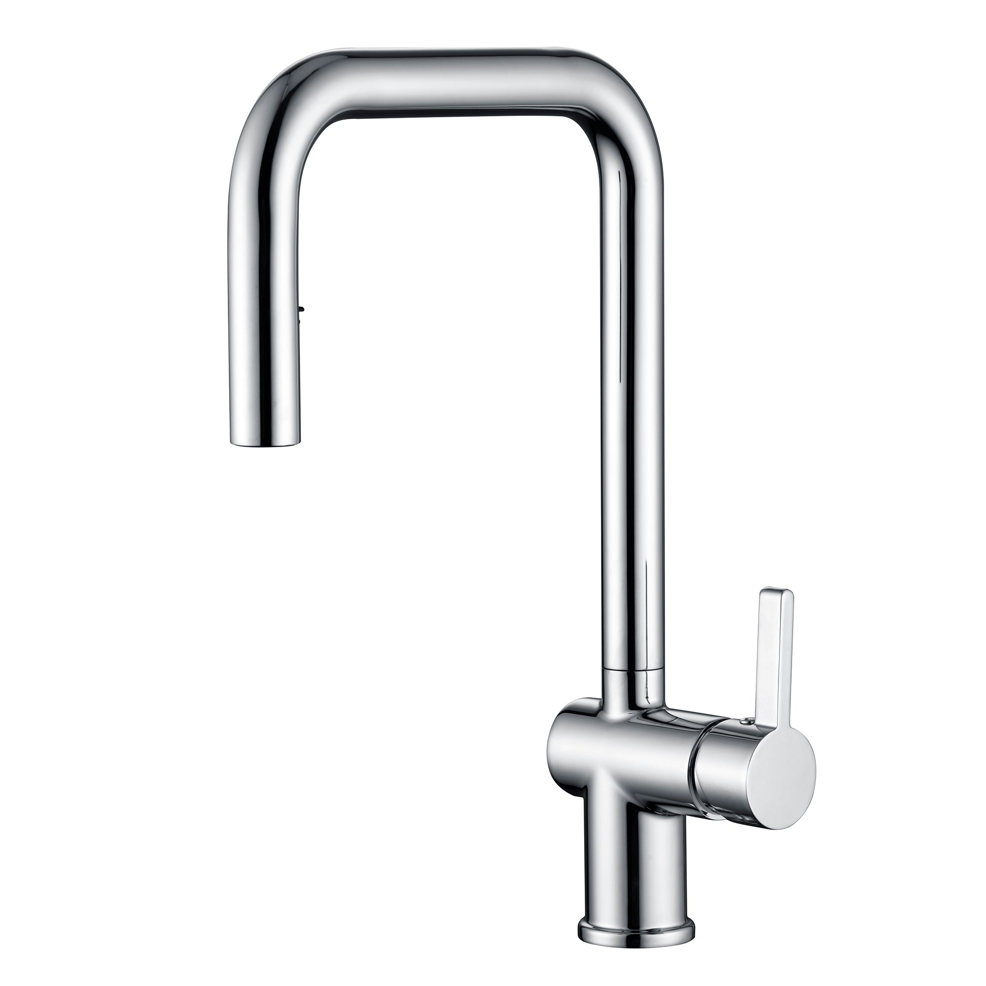SUMERAIN Kitchen Faucet with Pull Down Sprayer in Chrome Finish, Stain ...