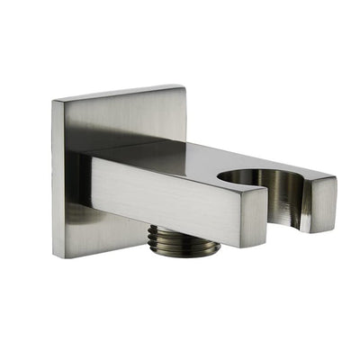 Wall Mounted Supply Elbow with Hand Shower Holder,Brushed Nickel