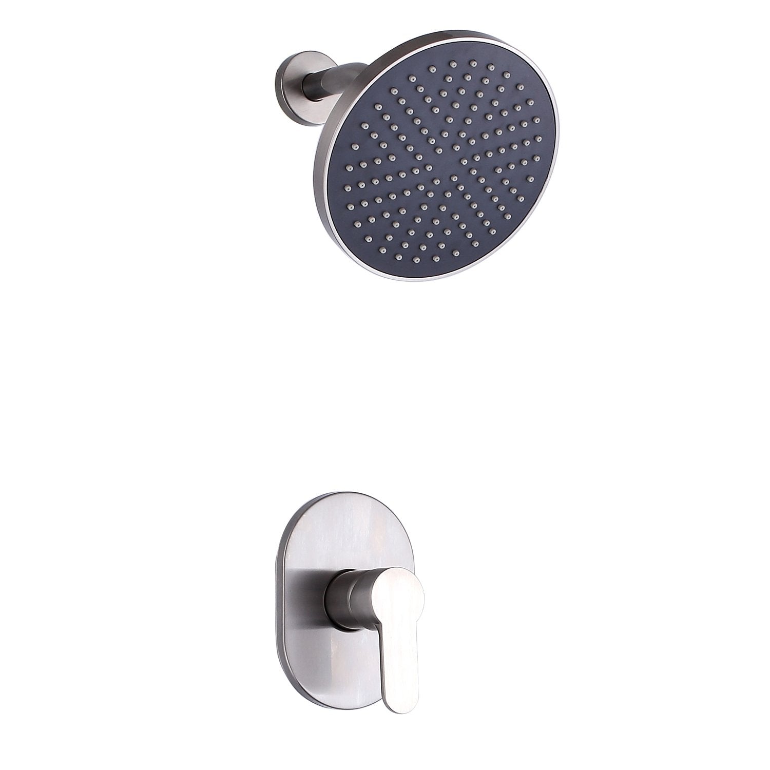 Shower Faucet Set Brushed Nickel,SUMERAIN 1 Handle Shower Kit with Va