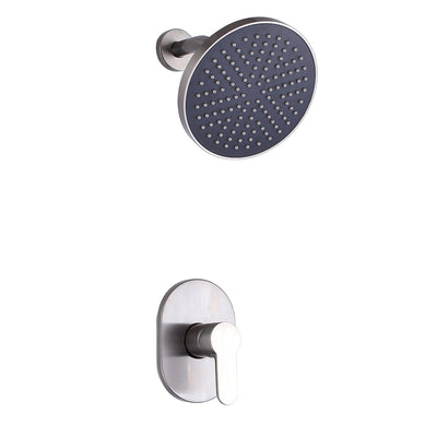 Shower Faucet Set Brushed Nickel,1 Handle Shower Kit with Valve