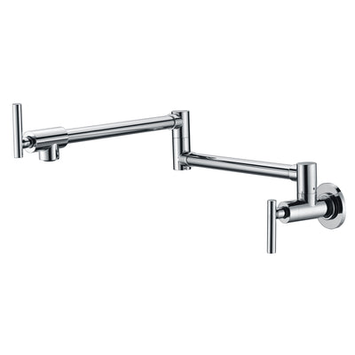Pot Filler Faucets,Wall Mounted Stove Chrome Finish